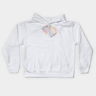 Human brain Kids Hoodie